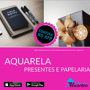 Confira os brinquedos e utilidades domésticas na Aquarela Presentes e Papelaria